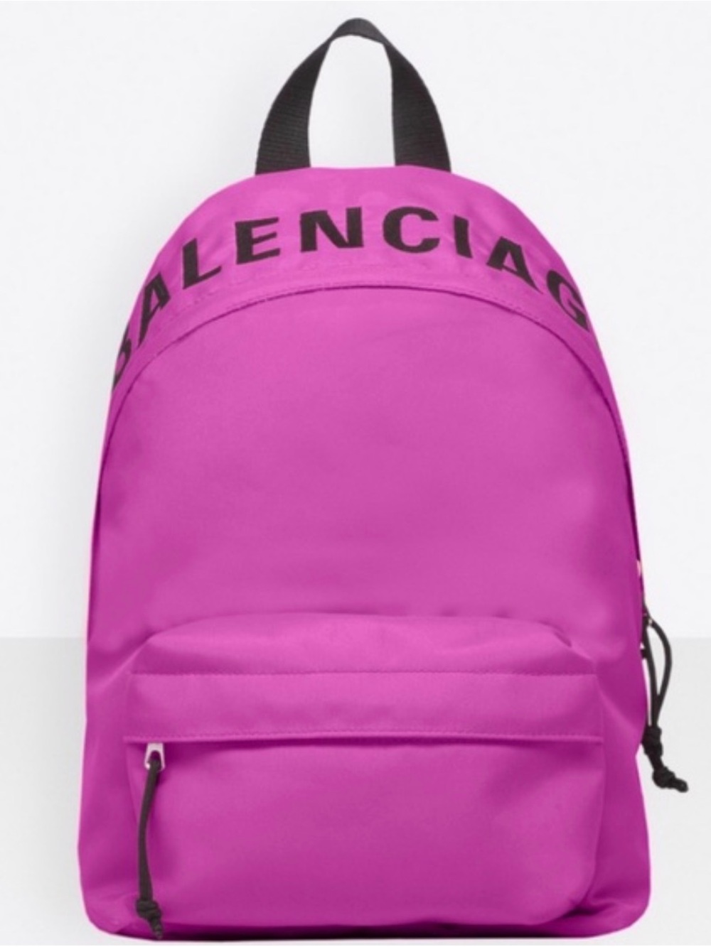 BALENCIAGA LOGO WHEEL SPORT NYLON PINK BACKPACK